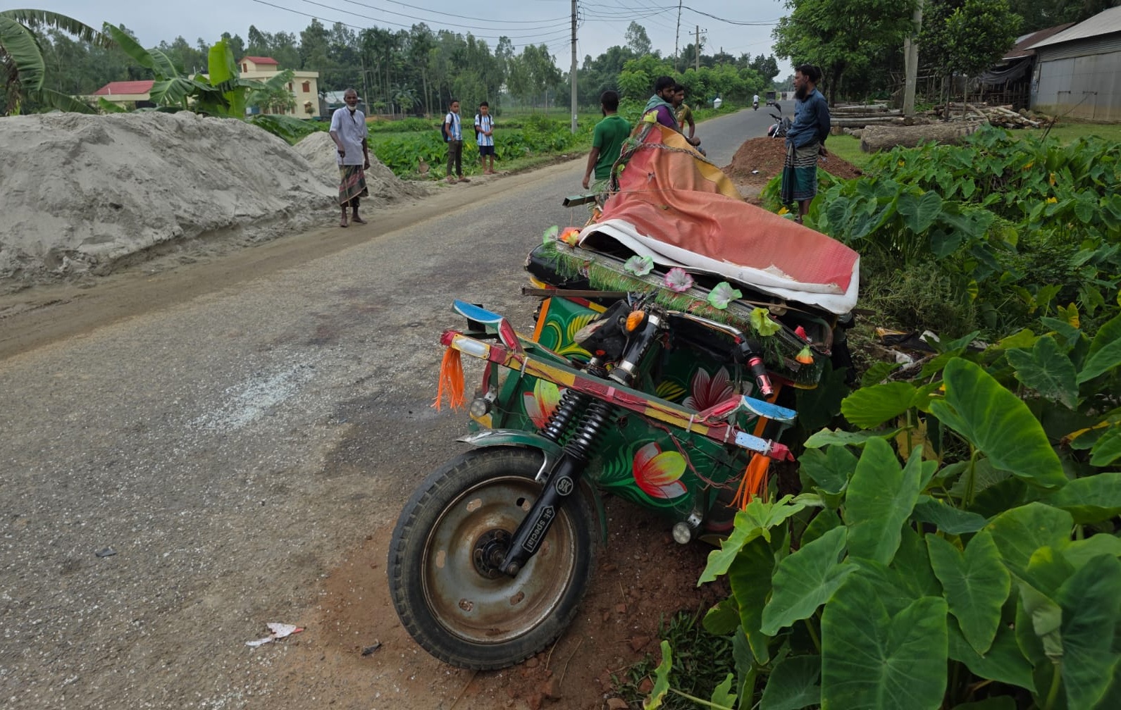 শেরপুরে সড়ক দুর্ঘটনায় অটোচালকসহ নিহত দুই